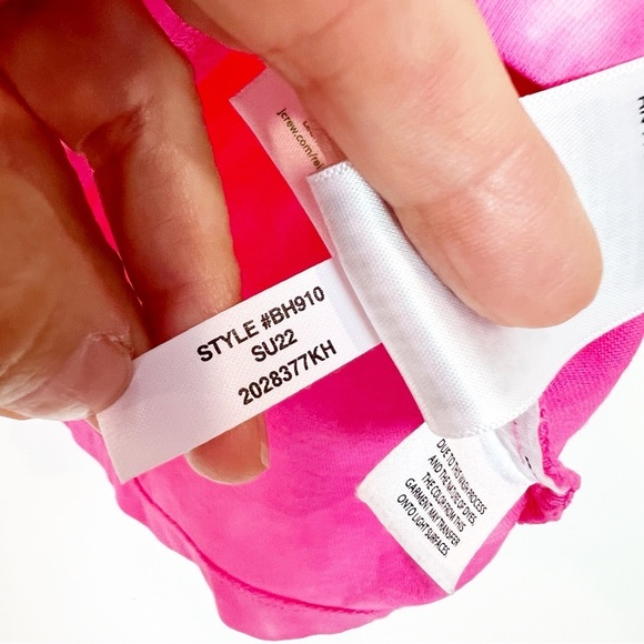 J. CREW X STEFY LORET LIMITED EDITION PINK TIE DYE GRAPHIC T-SHIRT WOMENS SMALL - Picture 4 of 7